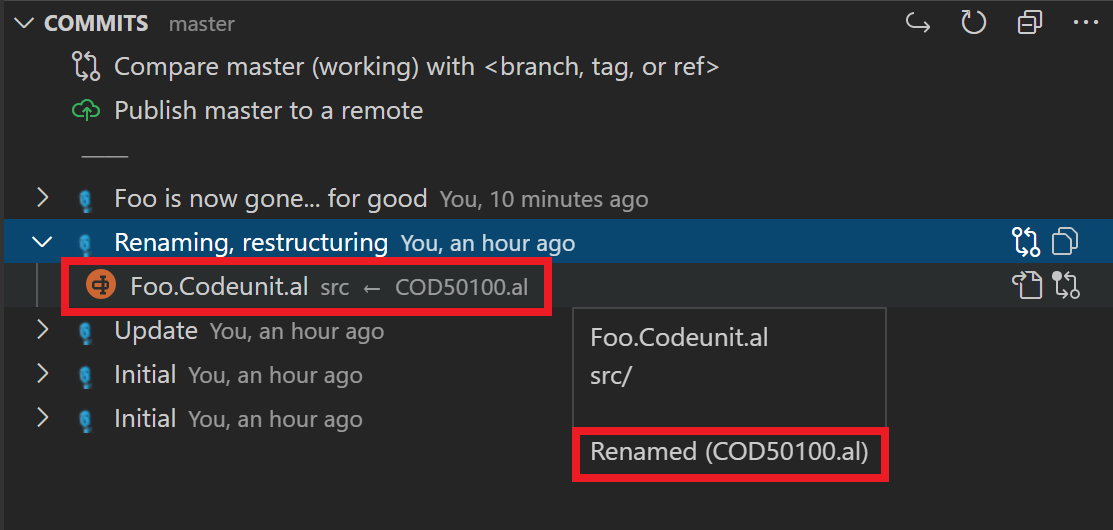 Understanding renaming/moving files with git